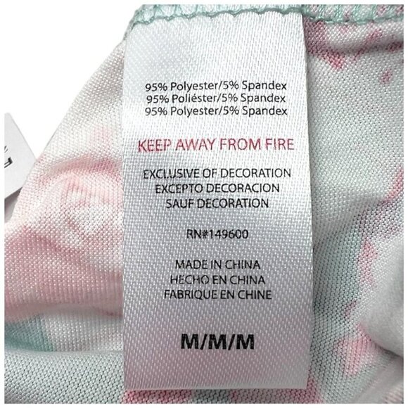 Flora Nikrooz Womens Green Floral Soft V Neck Top Pants Pajamas Set Sz M New - Picture 5 of 7